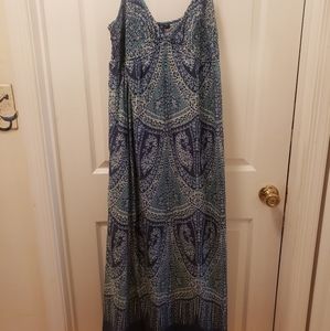 ♥️BOHO GAP SIZE 14 MAXI DRESS